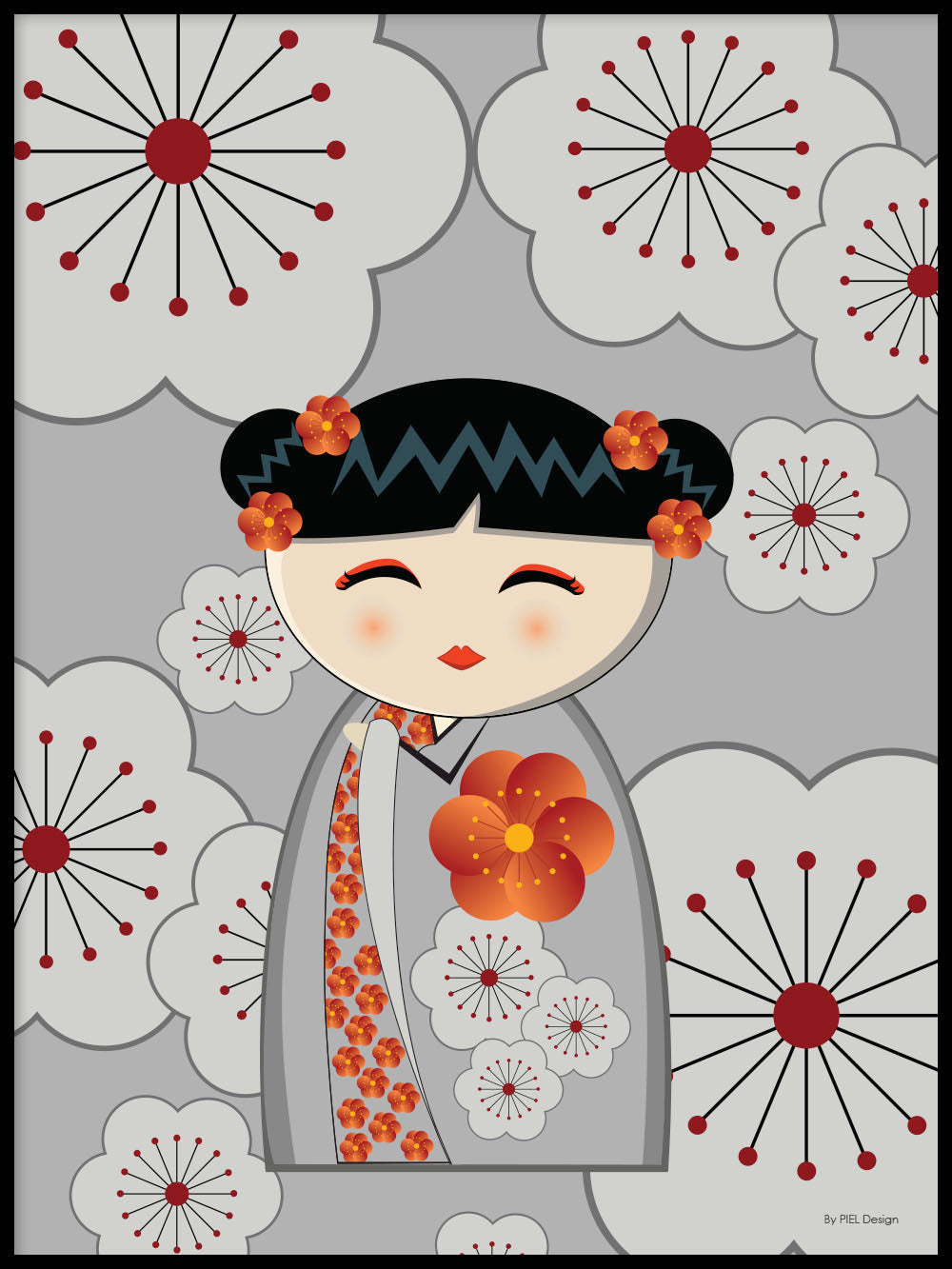 Avelena | Kokeshi Puppen #16