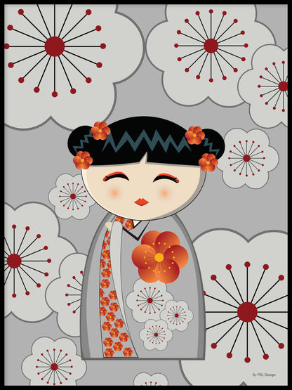 Avelena | Kokeshi Puppen #16