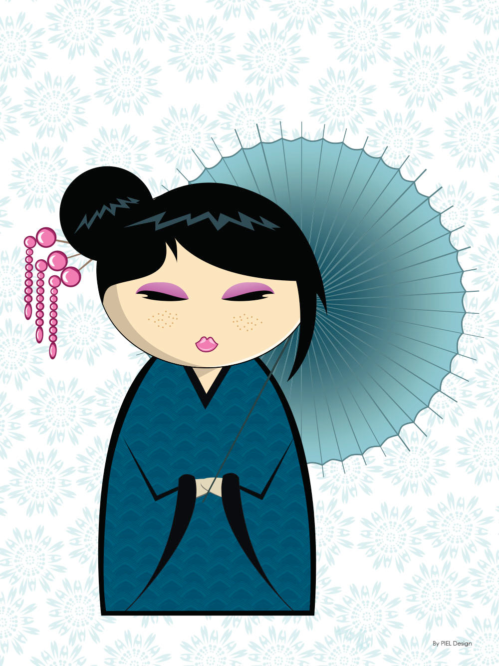 Avelena | Kokeshi Puppen #21