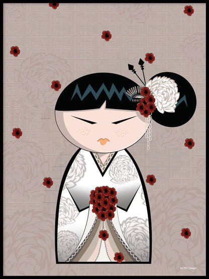 Avelena | Kokeshi Puppen #30