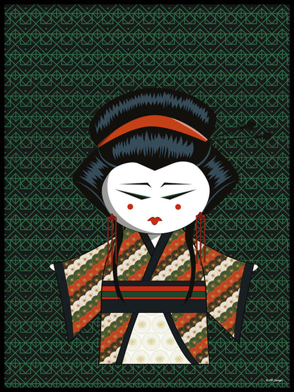 Avelena | Kokeshi Puppen #86
