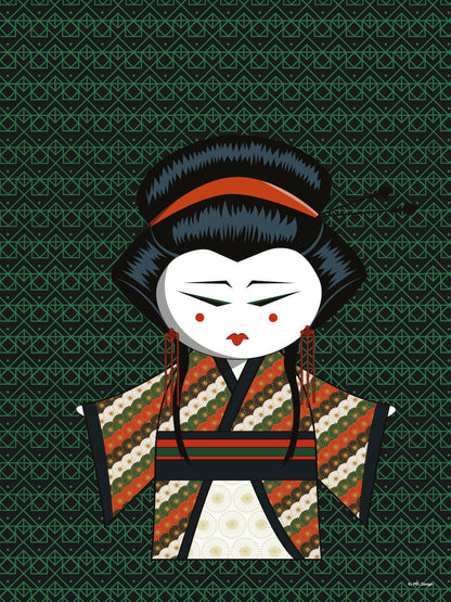 Avelena | Kokeshi Puppen #86