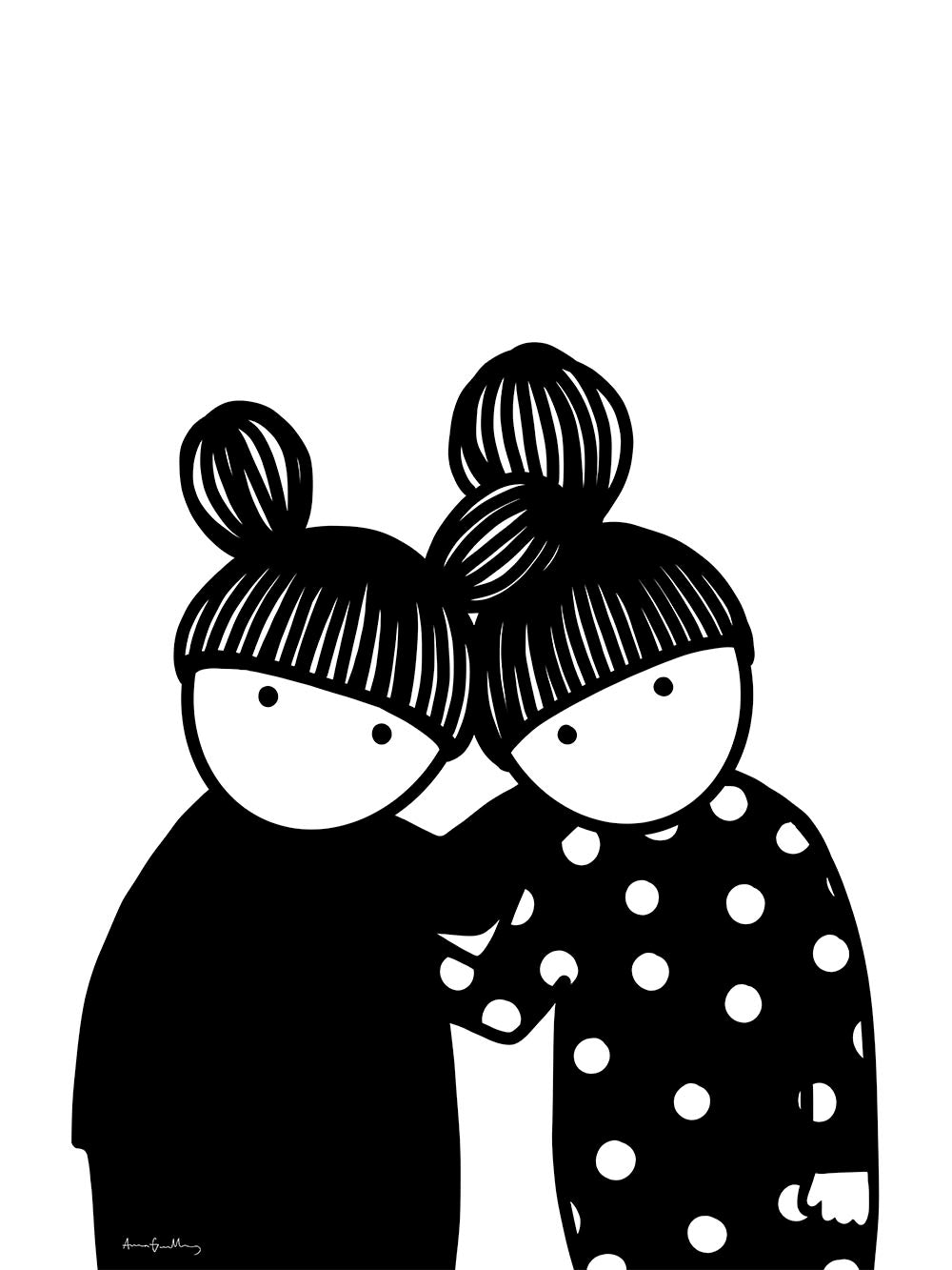 Avelena | Freundschaft Schwarz
