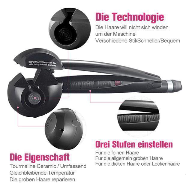 Avelena | Vollautomatische Lockenmaschine in Schnecken-Form