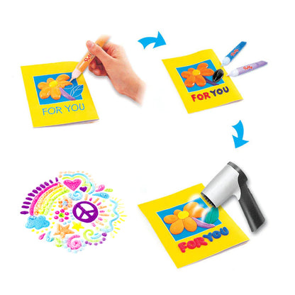 Avelena | DIY Blasenpopcorn Zeichenstifte (6 Stück)