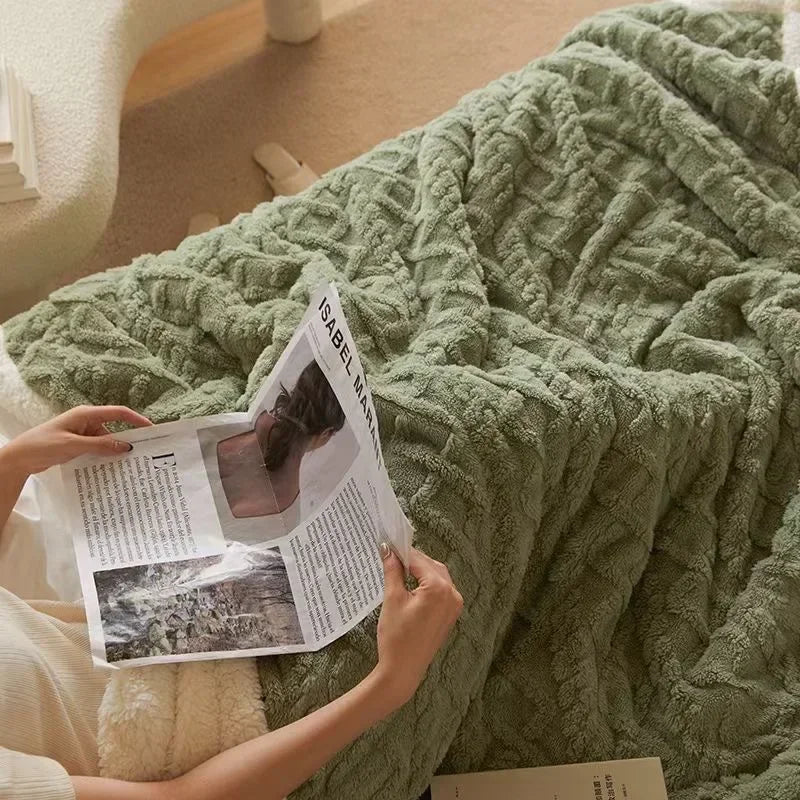 Avelena | SHEARCOZY – Ultra-warme Lambswool-Decke für Winterkomfort