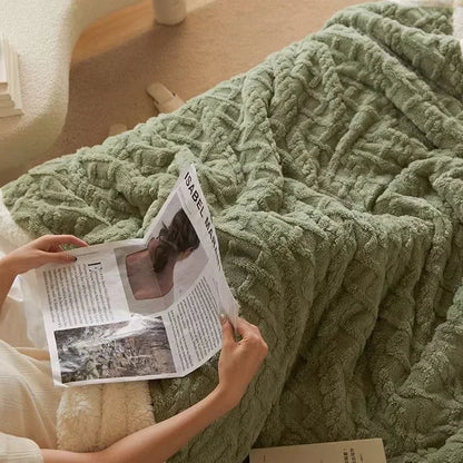 Avelena | SHEARCOZY – Ultra-warme Lambswool-Decke für Winterkomfort
