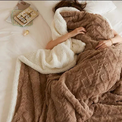 Avelena | SHEARCOZY – Ultra-warme Lambswool-Decke für Winterkomfort