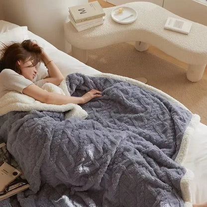 Avelena | SHEARCOZY – Ultra-warme Lambswool-Decke für Winterkomfort