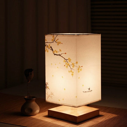 Avelena | Vintage Japanische Tischlampe – Perfekt für die Schaffung einer beruhigenden Schlafzimmeratmosphäre