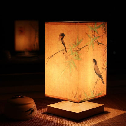 Avelena | Vintage Japanische Tischlampe – Perfekt für die Schaffung einer beruhigenden Schlafzimmeratmosphäre