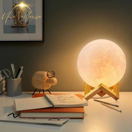 Avelena | Design Nachttischlampe - LunarLight™ Mondlampe