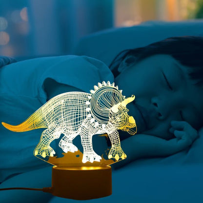 Avelena | Dinosaurierlampe - TriceratopsLamp™