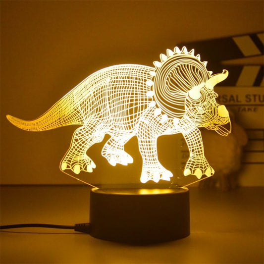 Avelena | Dinosaurierlampe - TriceratopsLamp™