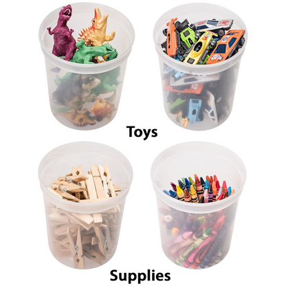 Avelena | Auslaufsichere Deli-Behälter mit Deckeln – 30 Stück