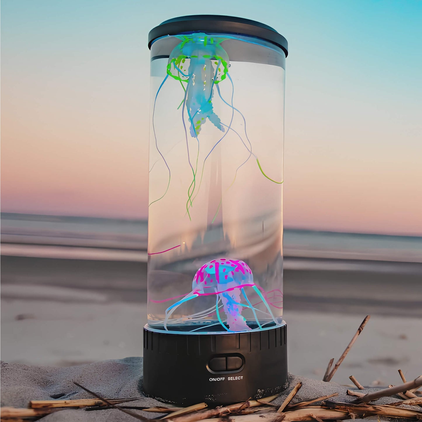 Avelena | Beruhigende LED Qualle Tischlampe