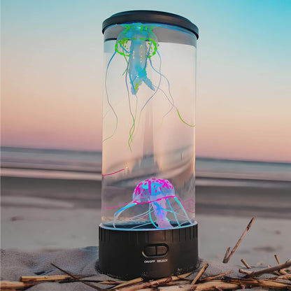 Avelena | Beruhigende LED Qualle Tischlampe