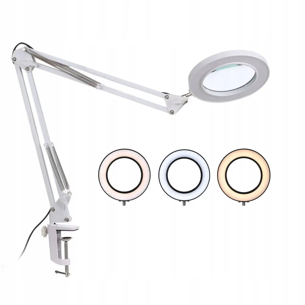 Avelena | Led-Schreibtischlampe mit Vergrößerungsglas