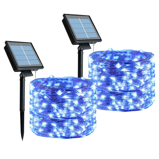 Avelena | Solar-Lichterketten für den Außenbereich | Wasserdichte Solar-Gartenleuchten