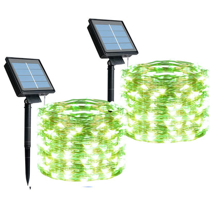 Avelena | Solar-Lichterketten für den Außenbereich | Wasserdichte Solar-Gartenleuchten