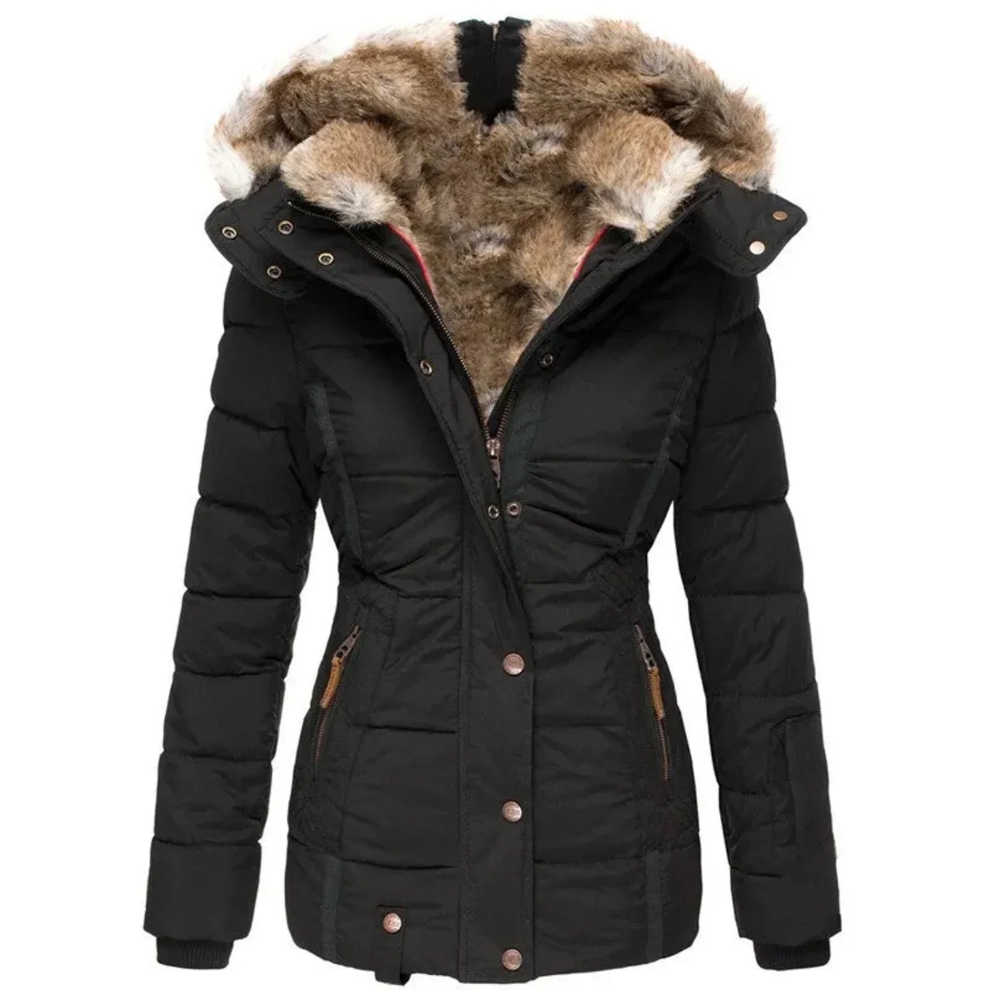 Elegante und legere Winterjacke