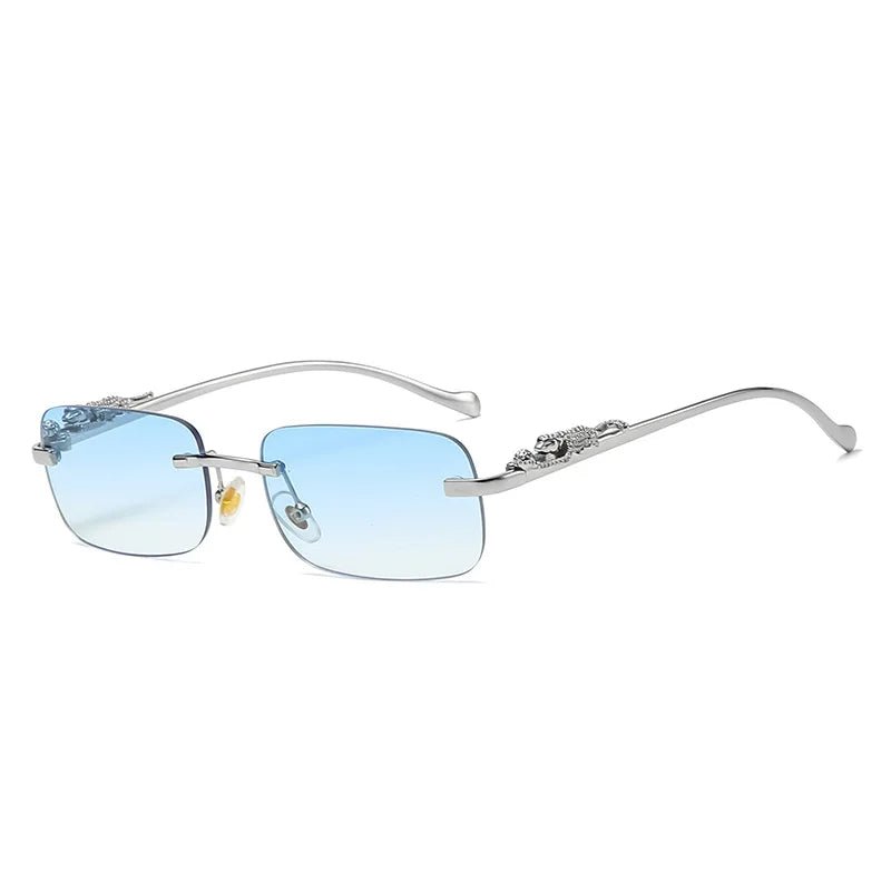 Avelena | LEOPARDVIEW – Stilvolle randlose Sonnenbrille mit UV400-Schutz