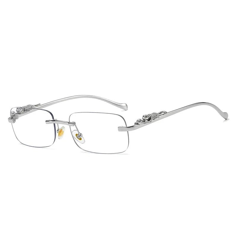 Avelena | LEOPARDVIEW – Stilvolle randlose Sonnenbrille mit UV400-Schutz