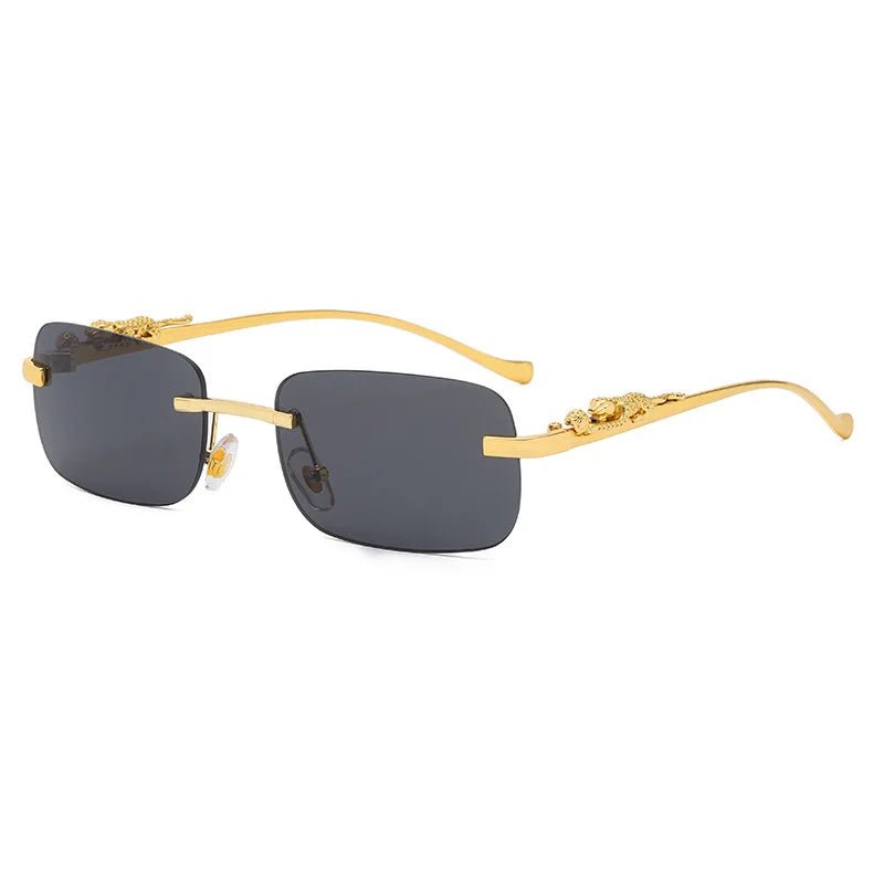 Avelena | LEOPARDVIEW – Stilvolle randlose Sonnenbrille mit UV400-Schutz