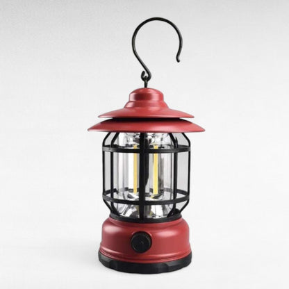 Avelena | Wiederaufladbare LED-Campinglaterne | Vintage-Stil, dimmbares Licht für Outdoor-Abenteuer & Notfälle zu Hause