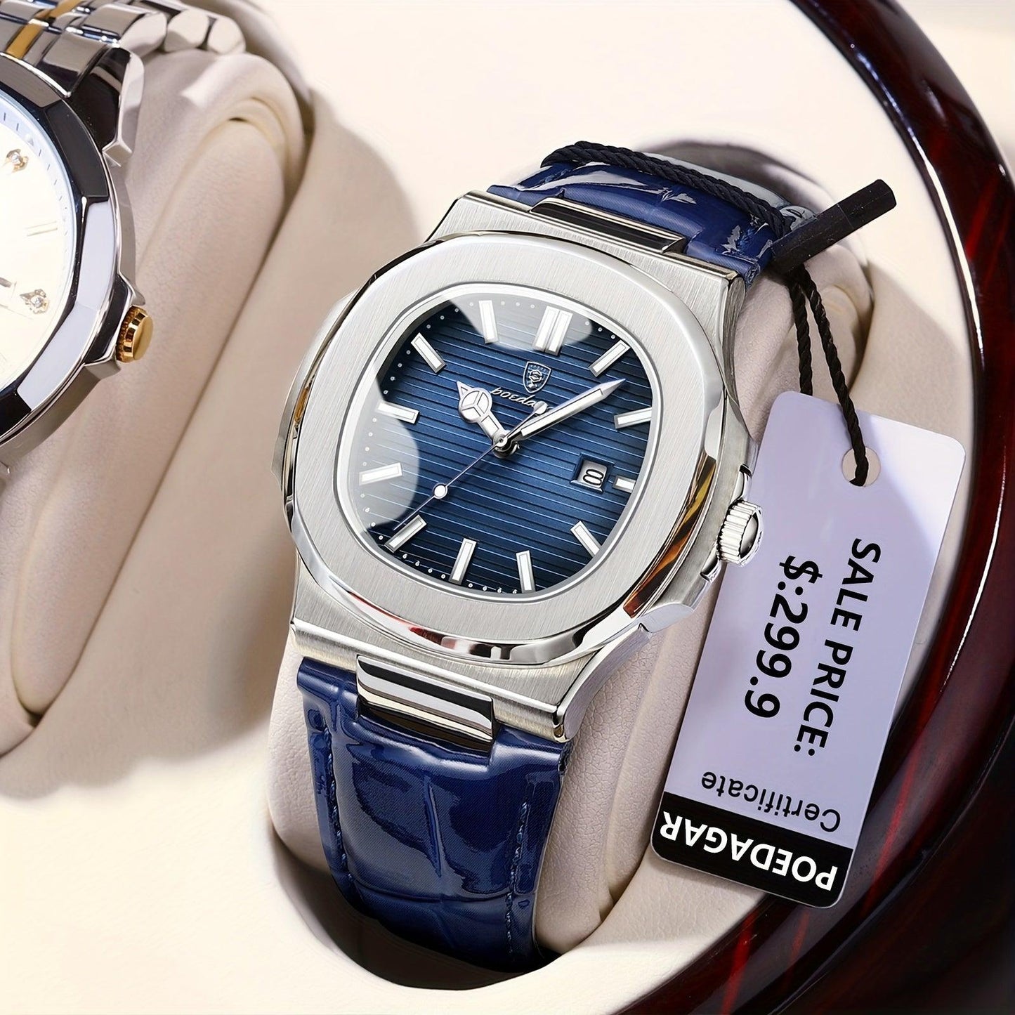 Avelena | Luxus Herrenarmbanduhr Tempus