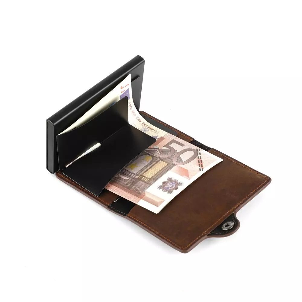 Avelena | Tasche und Kreditkartenhalter Rfid Schutz mit Reißverschluss