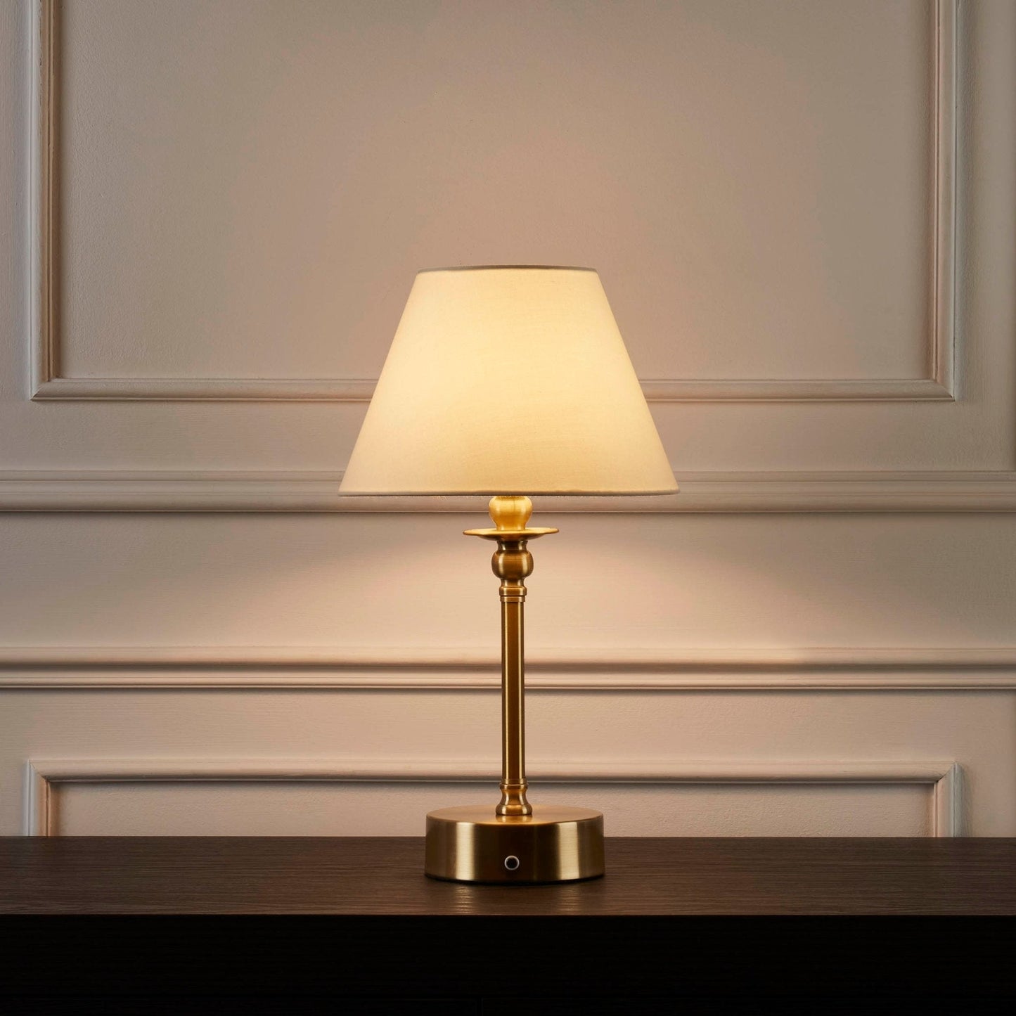 Avelena | Lucille Ornate LED Wiederaufladbare Drahtlose Lampe - Messing