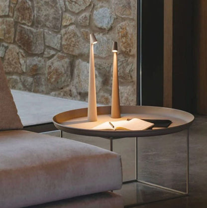 Avelena | Nordic Minimalistisches Design Stimmungslicht | Kabellos | LED | Leselampe | Tischlampe