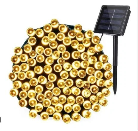 Avelena | 300 LED Lumify Solar Feenlichter - Warmweiße Lichter für Gartendekoration