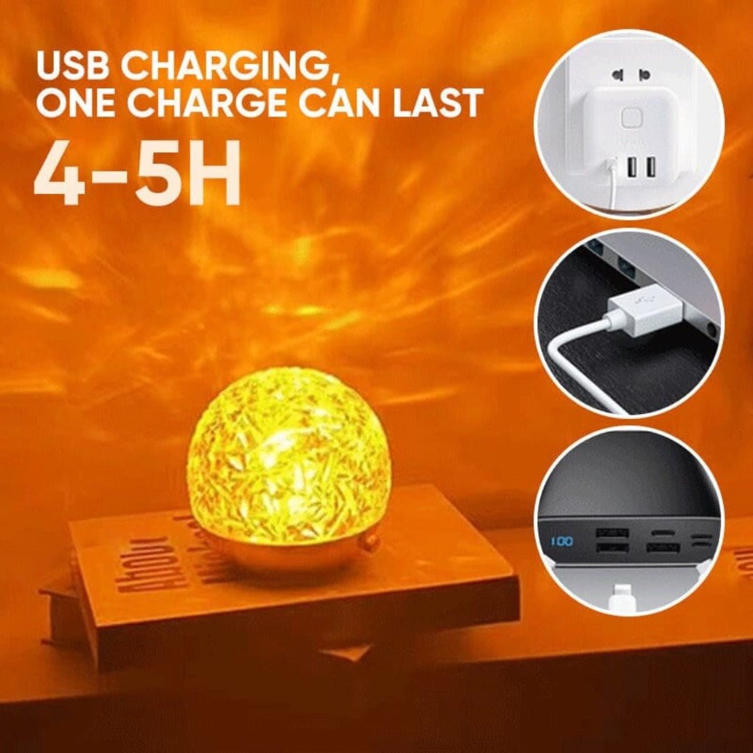 Avelena | Magische Wellen | Dynamische Wasserwellen-Projektions-Stimmungslampe