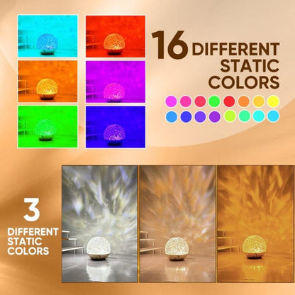 Avelena | Magische Wellen | Dynamische Wasserwellen-Projektions-Stimmungslampe