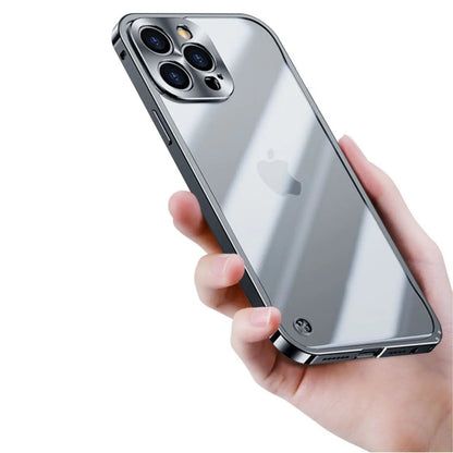 Avelena | Metall Luxus MagSafe Hülle für iPhone Pro Max - Schlankes und Stilvolles Design mit Maximalem Schutz