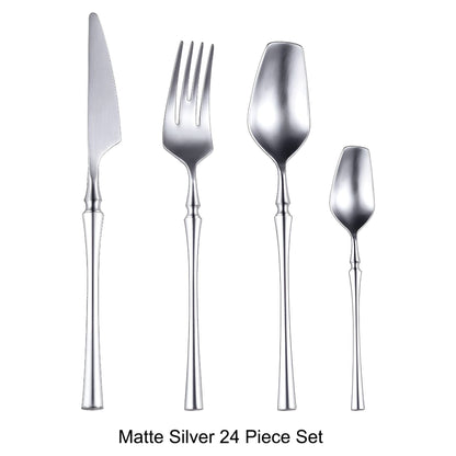 Avelena Besteckset - Edelstahl Spülmaschinenfestes Besteckset 5 set