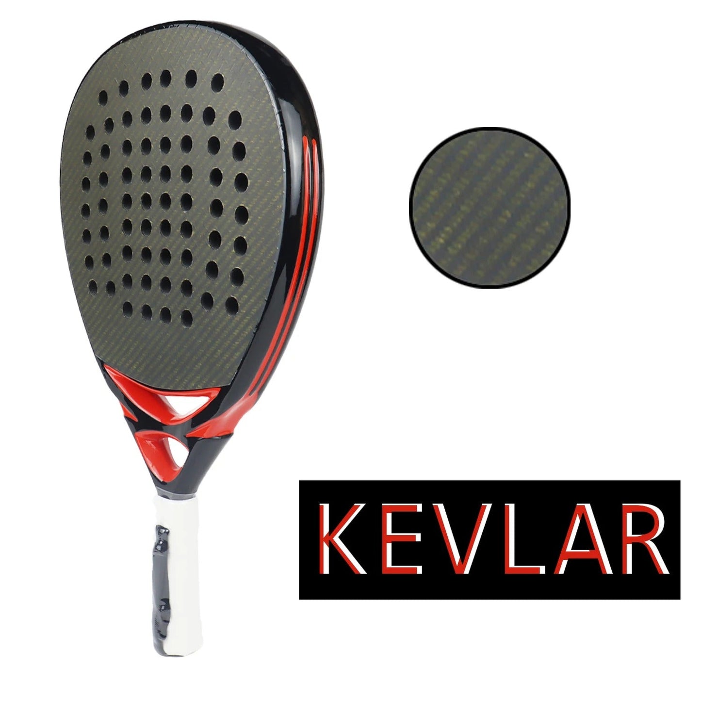 Avelena | Carbonfaser Padel-Schläger mit EVA-Weichkern - Hochleistungs-Paddle für Training &amp; Wettkampfspiel