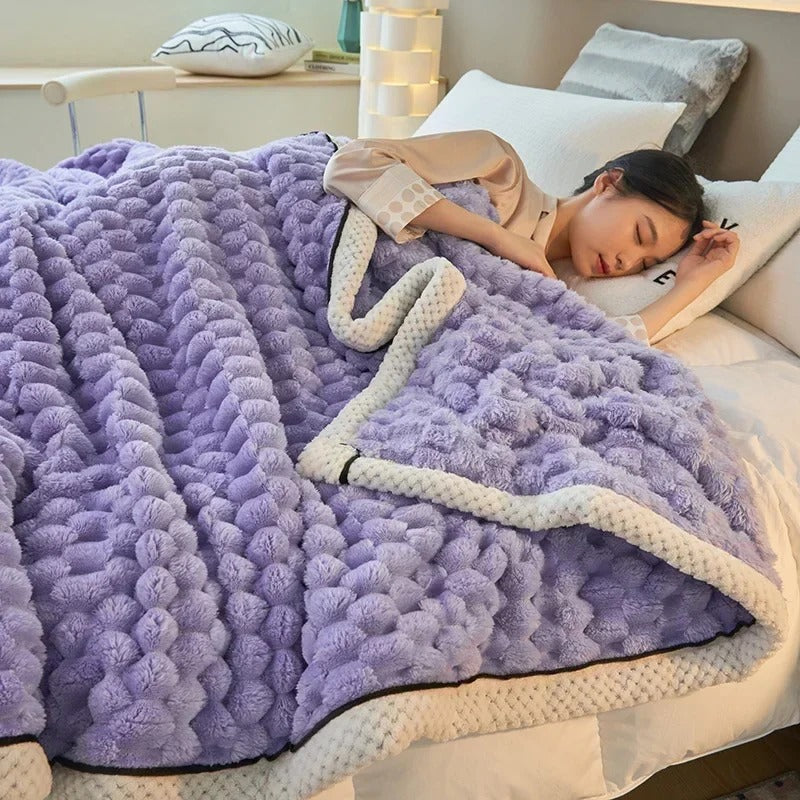 Avelena | Turtle Blanket Luxe Decken für Herbst und Winter