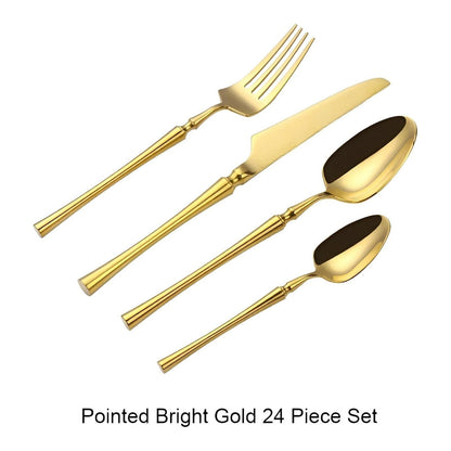 Avelena Besteckset - Edelstahl Spülmaschinenfestes Besteckset 5 set