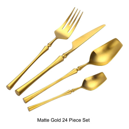 Avelena Besteckset - Edelstahl Spülmaschinenfestes Besteckset 5 set