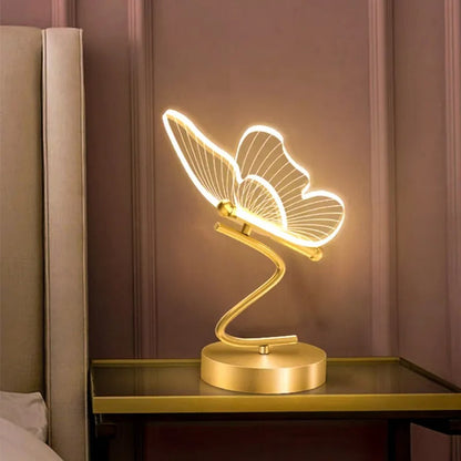 Avelena | Aetherwing™ | LED Schmetterling Tischlampe | Modernes Design mit einstellbarer Helligkeit | Perfekt für Wohnzimmer & Schlafzimmer