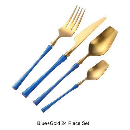 Avelena Besteckset - Edelstahl Spülmaschinenfestes Besteckset 5 set