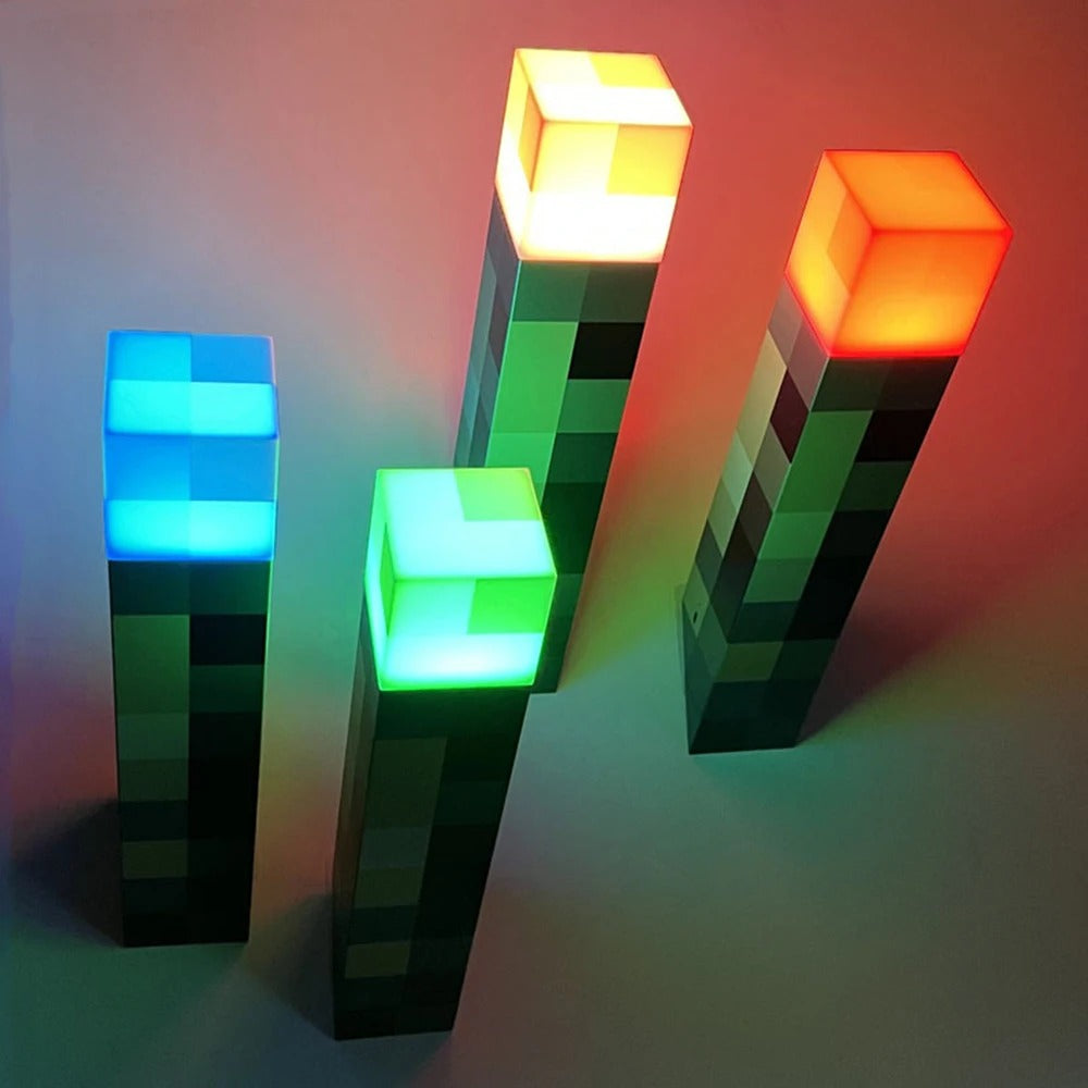 Avelena | Glowtorch Atmosphärische Beleuchtung Mit Minecraft Led Lampe