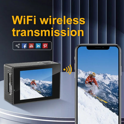 Avelena | TrailCam | Actionkamera – Wasserdicht 4K Abenteueraufnahme