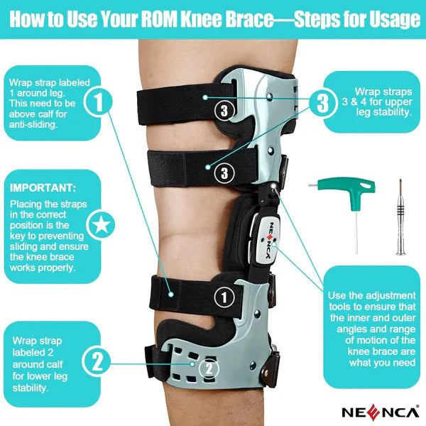 Avelena | ArthroGuard™ | Osteoarthritis Entlastungsbandage für das Knie | Mediale & laterale Unterstützung | Knochen-auf-Knochen-Arthritis-Linderung für Schmerzmanagement