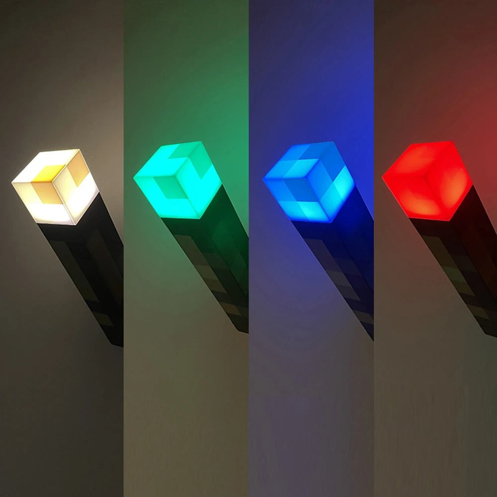 Avelena | Glowtorch Atmosphärische Beleuchtung Mit Minecraft Led Lampe