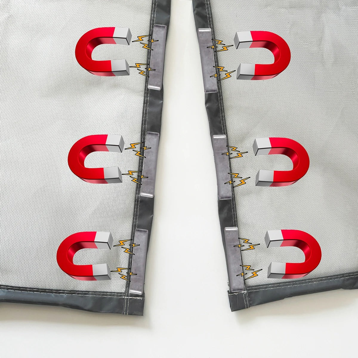 Avelena | BugGuard Magnetisches Fliegengitter-Tür – Hands-Free-Mesh-Tür mit automatischer Schließfunktion zum Insektenschutz