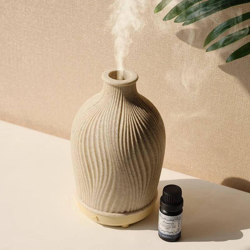 Avelena | BohoBreeze – Ultraschall Aroma Diffuser & Luftbefeuchter | Bohemian Vasen Design